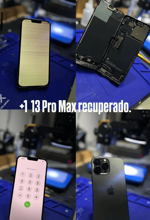 iPhone 13 Pro Max recuperado após a troca de tela 📱 Resultado de qualidade e aparelho novinho novamente 😎